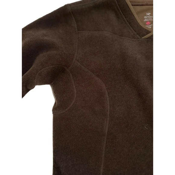 Arc'teryx Women's Brown Long Sleeve Pullover Sweatshirt Size S/P - Picture 3 of 6